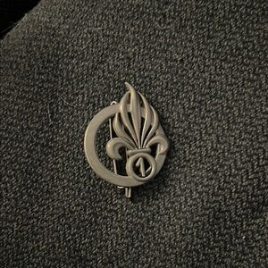 U.S. Army Black and Silver Brooch